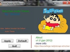 ShinChanAudioTheme User Interface