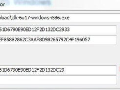 Comparing md5 hash code