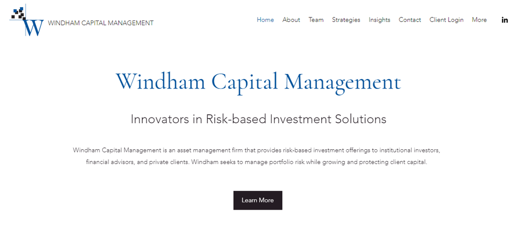 Windham Portfolio Advisor Screenshot 1