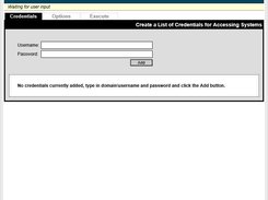 Credentials Page