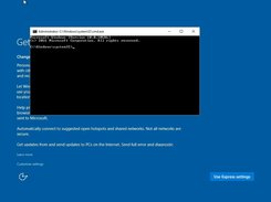 Command promt during setup