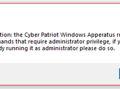 Windows Cyberpatriot App Screenshot 1