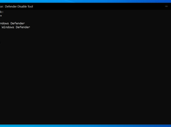 Windows Defender Disabler Screenshot 1