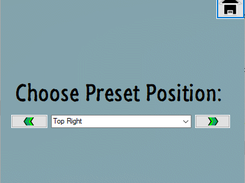 Custom position menu