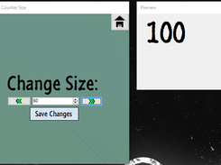 Custom size menu