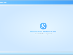Windows Native Maintenance Tools Screenshot 1
