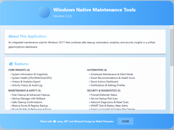 Windows Native Maintenance Tools Screenshot 2
