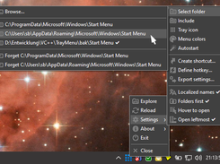 Any number of folders can be used