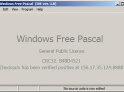 "Windows Free Pascal IDE"