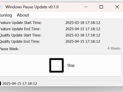 WindowsPauseUpdate Screenshot 1