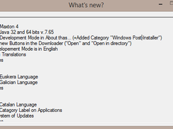 What's new?