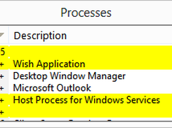 List view - no summary pane