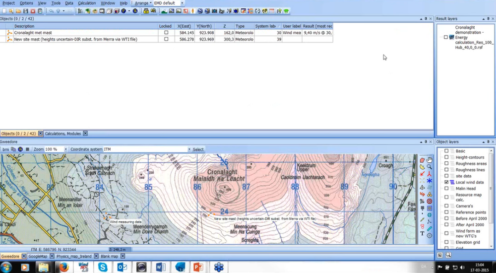 Turksoy EMD – Enerji Mühendislik ve Danışmanlık, windPRO windOPS