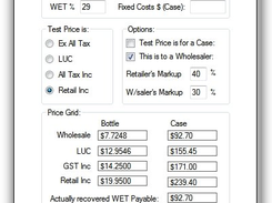 Wine Price Calculator Screenshot 1