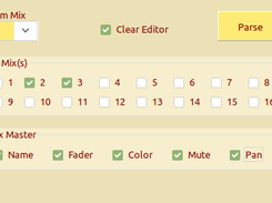 Mixes Screen