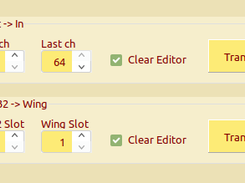 Transfers Screen