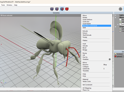 Wings3d - 2.4 | Context Menus for selections