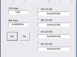 Sample Utility Page4 - CPU MSR