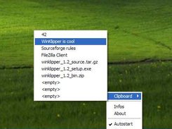 Restoring menu of WinKlipper