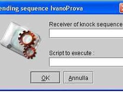 dialog to send a knock sequence