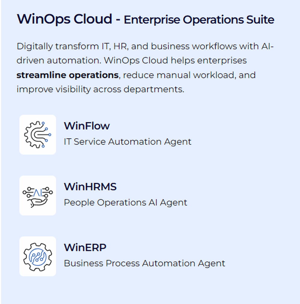 WinOps Cloud Screenshot 1