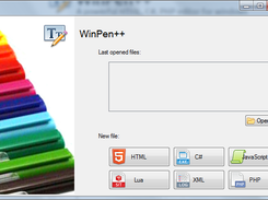 Startcenter. You will see this dialog if you start WinPen++ without a file.