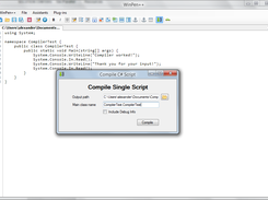 1st offical plug-in: Simple C# Compiler