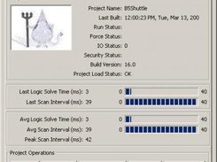 Main status window