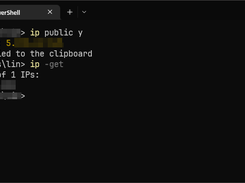 WinPower IP command preview