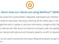 WinPure MDM Screenshot 2