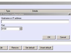 IP printer configuration