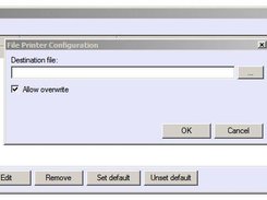 File printer configuration