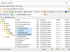 WinSCP Screenshot 1