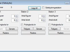 Uppsttning av stationer