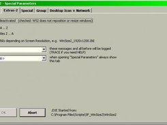 Special WinSize2 parameters: Extras-2