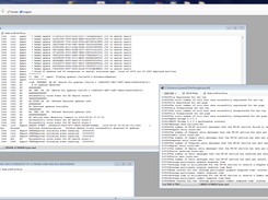 Keep watching your windows logs as they're being updated.
