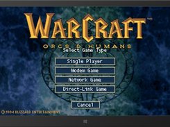 Main menu running in WinRT simulator