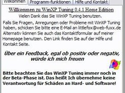 WinXP Tuning 0.4.1 Home Edition German