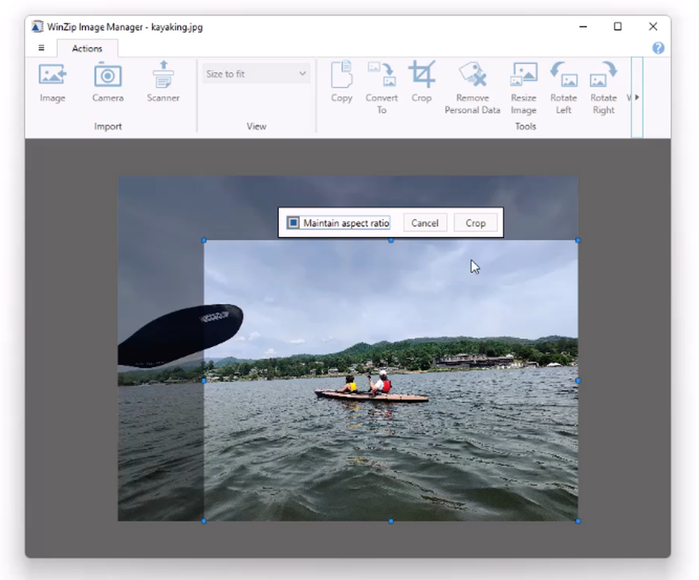 WinZip Image Manager Screenshot 1