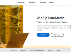 WinZip SafeMedia Screenshot 1