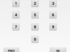 Android Application's Numeric Control Interface