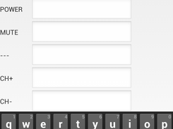 Android Application's Data Entry Interface