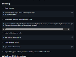 WireGuard for iOS and macOS Screenshot 1
