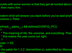 An example of the screen saver as it runs