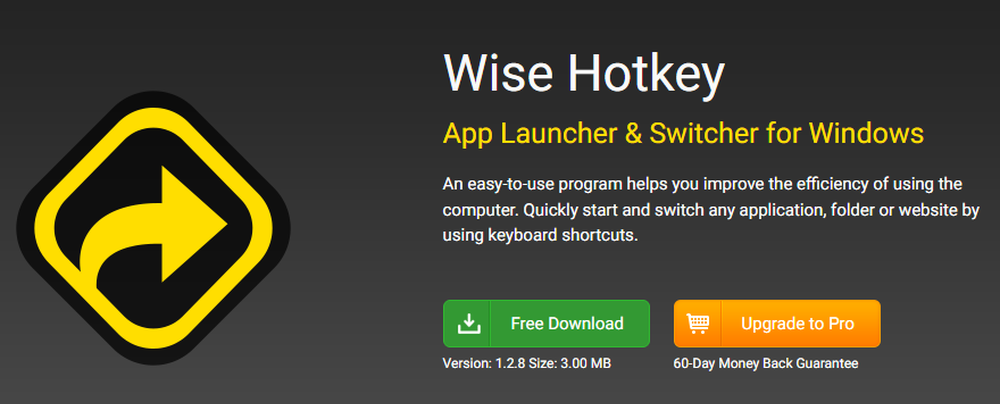 Wise Hotkey Screenshot 1