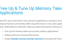 Wise Memory Optimizer Screenshot 1