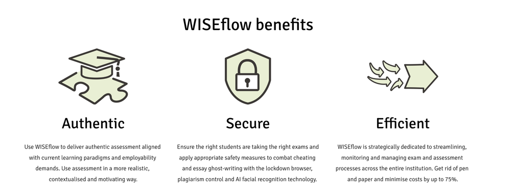 WISEflow Screenshot 1