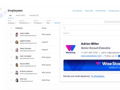 Manage your employee email signature page