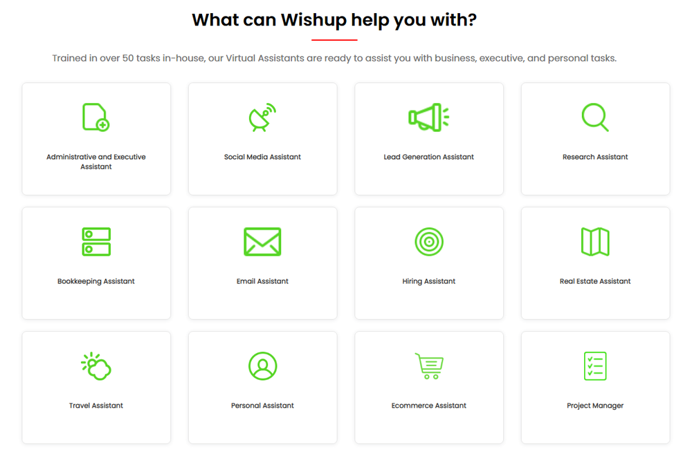 Wishup Screenshot 1