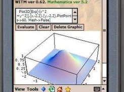 3D plot with WITM 0.62 and Mathematica 5.2 on an iPAQ